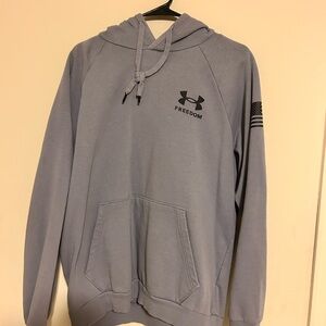Under Armour Men's Light Gray Freedom Hoodie